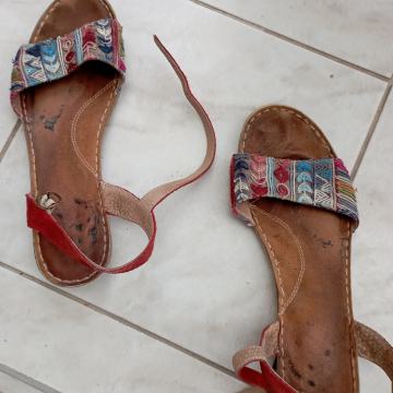 kožne talijanske sandale 41