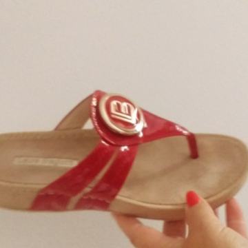 LAURA BIAGIOTTI! %PRILIKA%DRAGISVI! NOVEKOŽNE UDOBNE CRVENE NATIKAČE!!