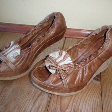 LIZARD - ŽENSKE LAGANE KOŽNE CIPELE / SANDALE 38