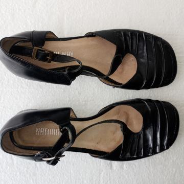 NATURAL WAY polusandale, prava koža/ vel. 36