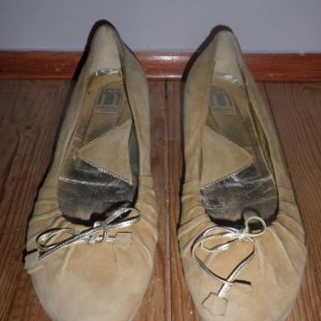 NERA - ŽENSKE LAGANE KOŽNE CIPELE / SANDALE 40