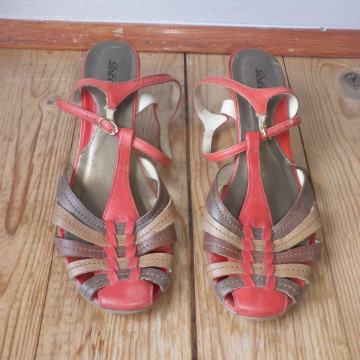 PEKO - ŽENSKE LAGANE KOŽNE SANDALE 39