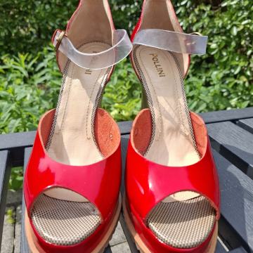 Pollini kožne sandale