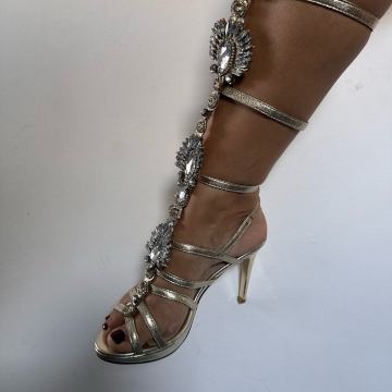 Sandale čizme high heels za doček Nove luksuzne potpuno nove extra