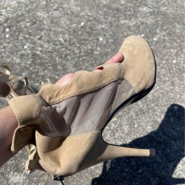 Talijanske sandale brušena koža