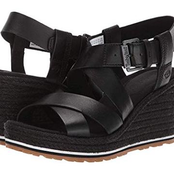 Timberland ženske crne sandale na punu petu *nove