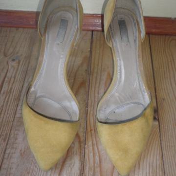 ZARA - ŽENSKE LAGANE KOŽNE SANDALE / CIPELE 39