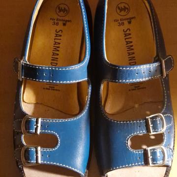Ženske cipele sandale Marke Salamander No.38 Germany Koža Novo Retro