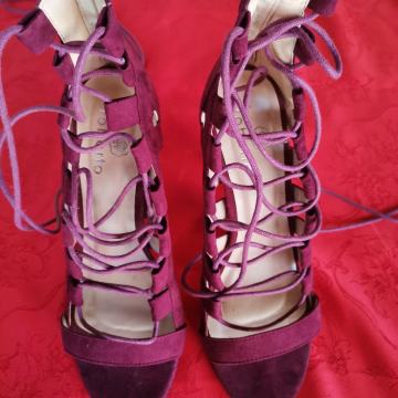 Ženske sandale Roberto, bordo boje, veličina 38