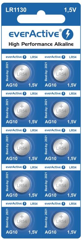 BATERIJA alkalna  everActive G10 LR1130 LR54