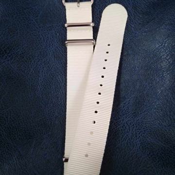 Bijeli nato remen za sat, 20 mm
