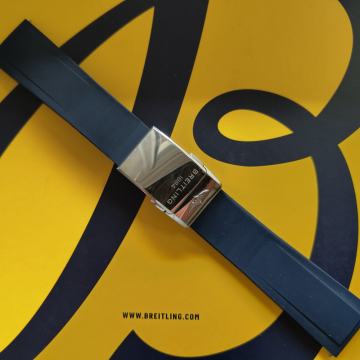 Breitling preklopna kopča 20 i plavi gumeni remen 24/20