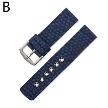 Canvas remen 22mm, plavi, nenošen