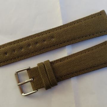 Canvas remen, smeđi, 21mm, nenošen