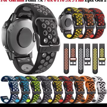 GARMIN-Silikonski remen za brzo otpuštanje 22/26 mm za Garmin Fenix ​​