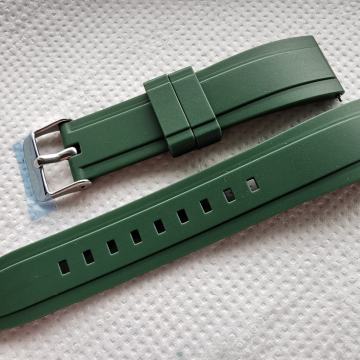 Gumeni remen, 20mm, zeleni, nenošen