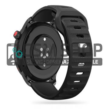 Iconband Line silikonski remen za Samsung Galaxy Watch 4,5,6 crni