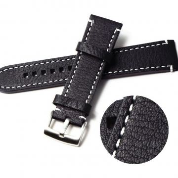 Crni kožni remen, 21mm