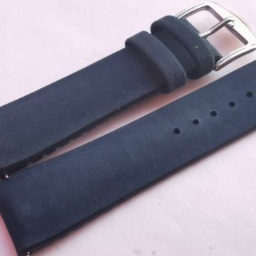 Kožni plavi remen, 20mm, nenošen