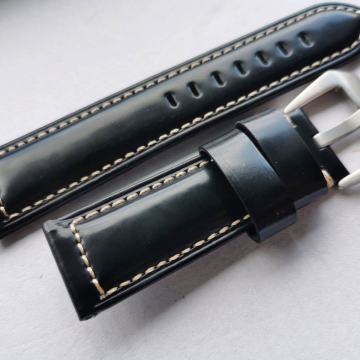 Kožni remen 24mm, crni, koža, nenošen