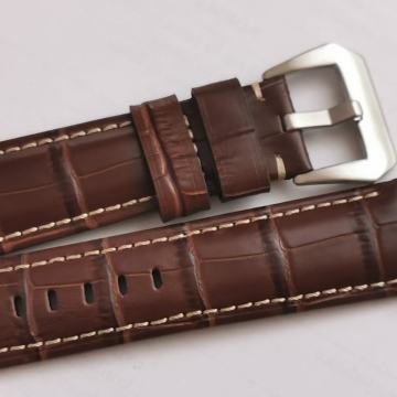 Kožni smeđi remen, 24mm, nenošen