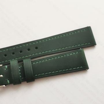 Kožni zeleni remen, 19mm, nenošen