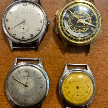 Lot starih vintage satova, potreban popravak, za dijelove