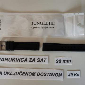 NARUKVICA ZA SAT - SILIKON - 20mm - NOVA - PLAVA