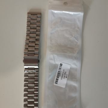 Narukvica za sat Stainless steel 316L - srebrna 24 mm