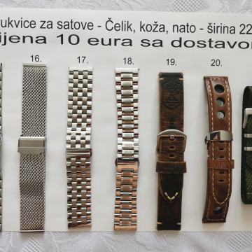 Narukvice za satove - NOVE - POVOLJNO - 10 eura  po komadu sa dostavom