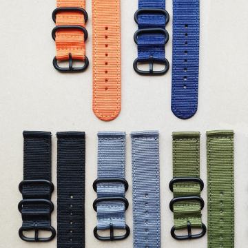 NATO REMENI ZA SAT, ŠIRINA 20, 22 i 24 mm, CRNA KOPČA