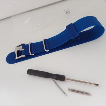 Nato SILIKONSKI, 20mm, plavi