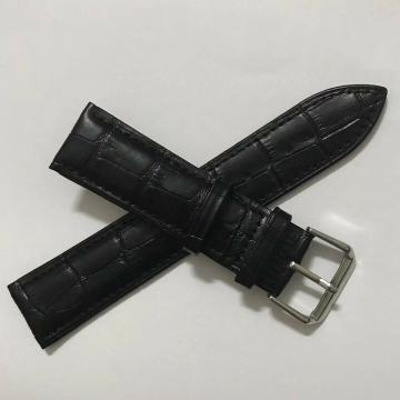 Remen koža, 22mm, crni, novi