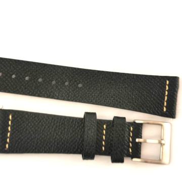 Remen kožni crni 22mm