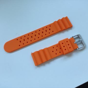 Remen silikonski narančasti 22mm
