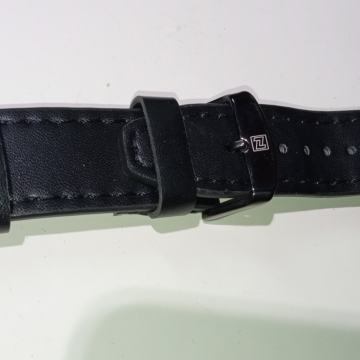 REMEN ZA SPORTSKI SAT BRUŠENA KOŽA CRNA