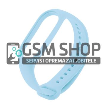 Silikonska narukvica remen za Xiaomi Mi Band 5, 6 i 7 plava