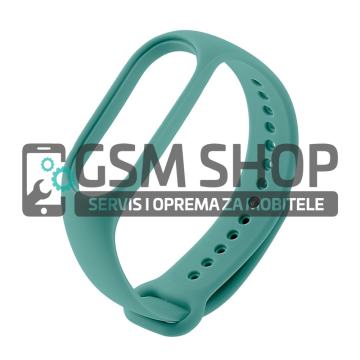Silikonska narukvica remen za Xiaomi Mi Band 5, 6 i 7 zelena