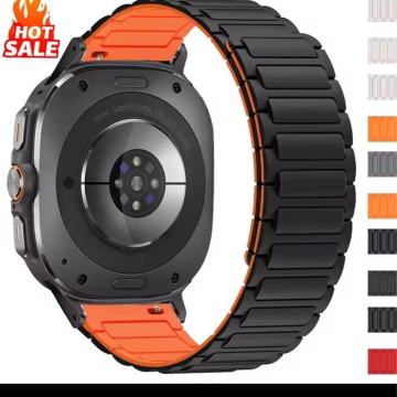 Silikonski magnetski remen za Samsung Galaxy Watch 7 Ultra 47 mm, naru