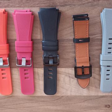 Silikonski remen 5 komada 22mm za Samsung, Huawei,..