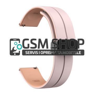 Silikonski remen Magnet za Samsung Watch Huawei GT2 GT3 22mm rozi