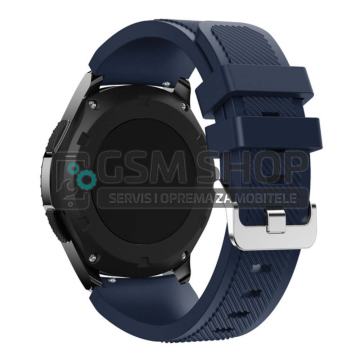 Silikonski remen za Samsung Gear S3 Frontier / S3 Classic 22mm plavi