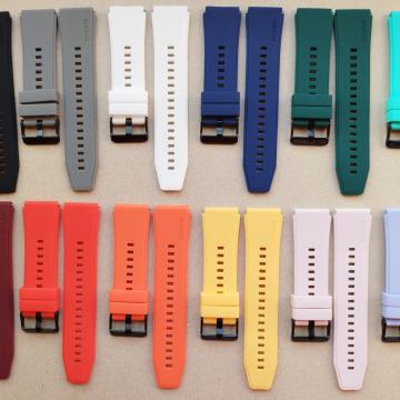 SILIKONSKI REMENI ZA HUAWEI WATCH GT2 PRO, ŠIRINA 22 mm, CRNA KOPČA