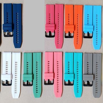 SILIKONSKI REMENI ZA SAT, ŠIRINA 22 mm, CRNA KOPČA, WATCH GT