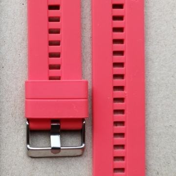 SILIKONSKI REMENI ZA SAT, ŠIRINA 22 mm, SREBRNA KOPČA, WATCH GT