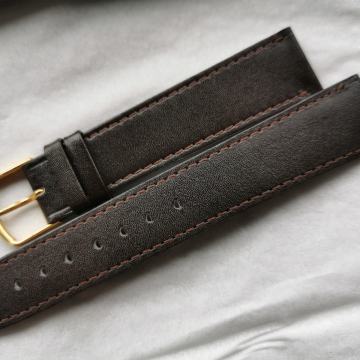 Smeđi kožni 18mm, nenošen