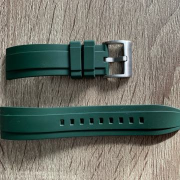 Novi kvalitetan zeleni gumeni remen za sat 22 mm