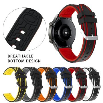 Zeleni silikonski remen 22cm