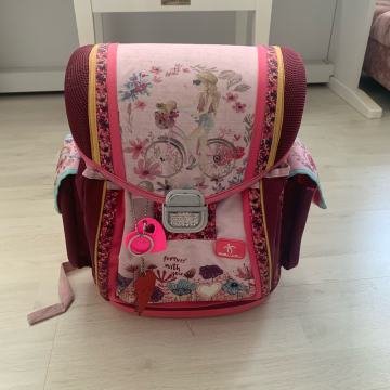Djecja anatomska skolska torba za djevojcice