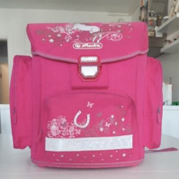 Herlitz roza školska torba za djevojčice
